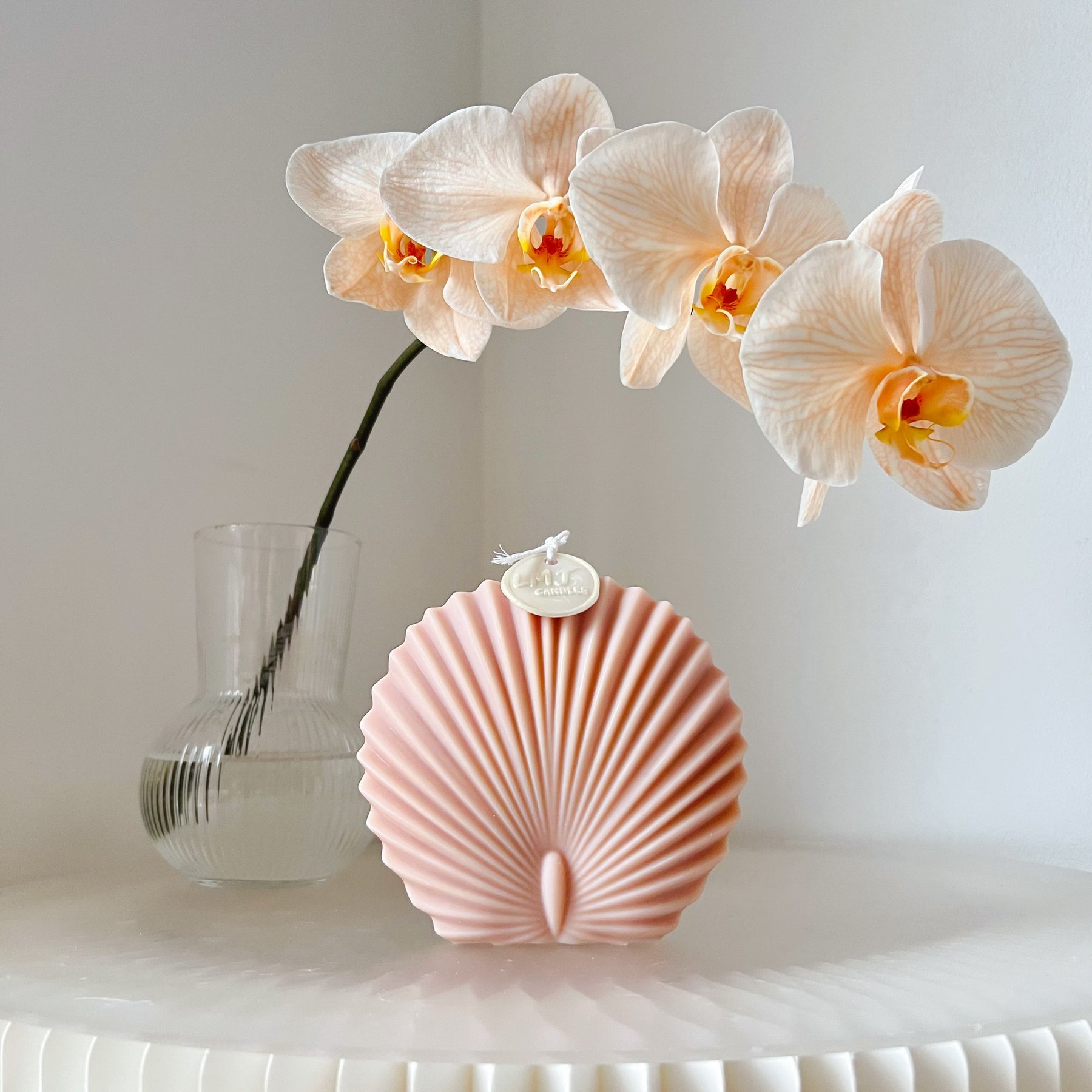 Australian Made Home Décor: Palm Leaf Sculptural Candle | LMJ Candles