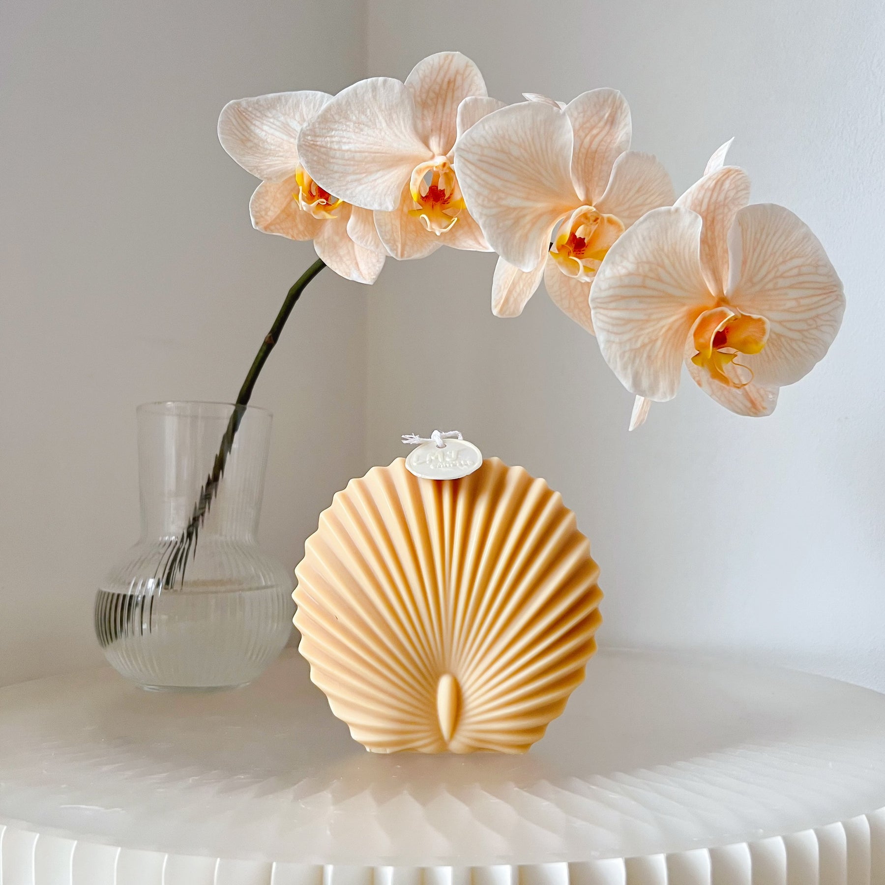 Australian Made Home Décor: Palm Leaf Sculptural Candle | LMJ Candles