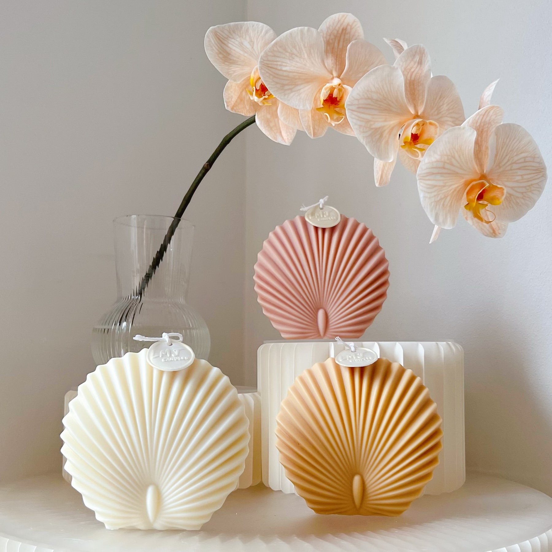 Australian Made Home Décor: Palm Leaf Sculptural Candle | LMJ Candles