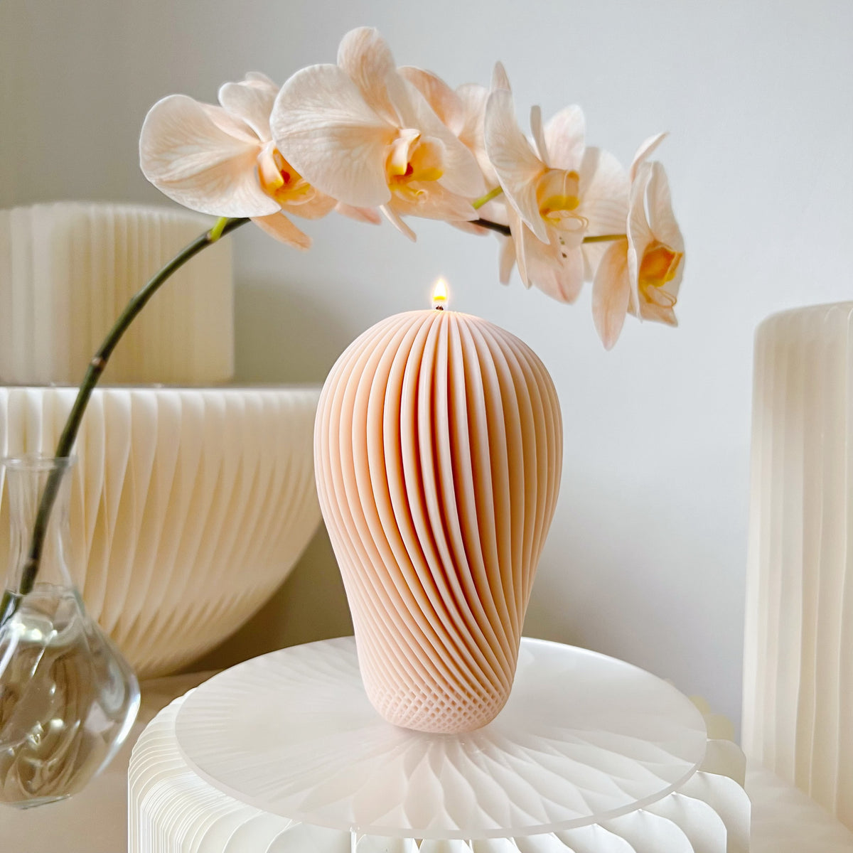 Spiral Balloon Scented Soy Candle - Decorative Candle | LMJ Candles