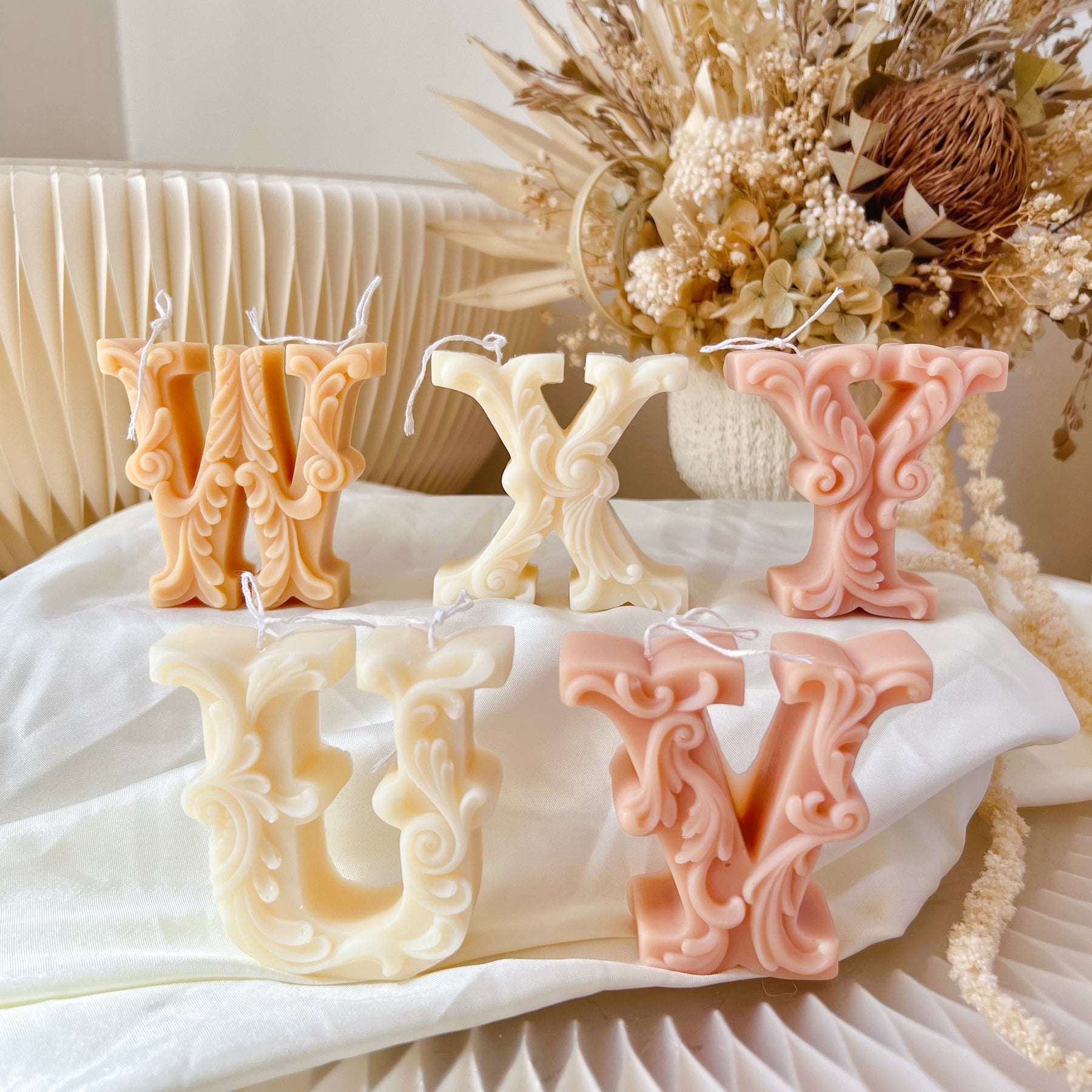 Vintage Alphabet Letter Candle - Personalized Gift Idea | LMJ Candles