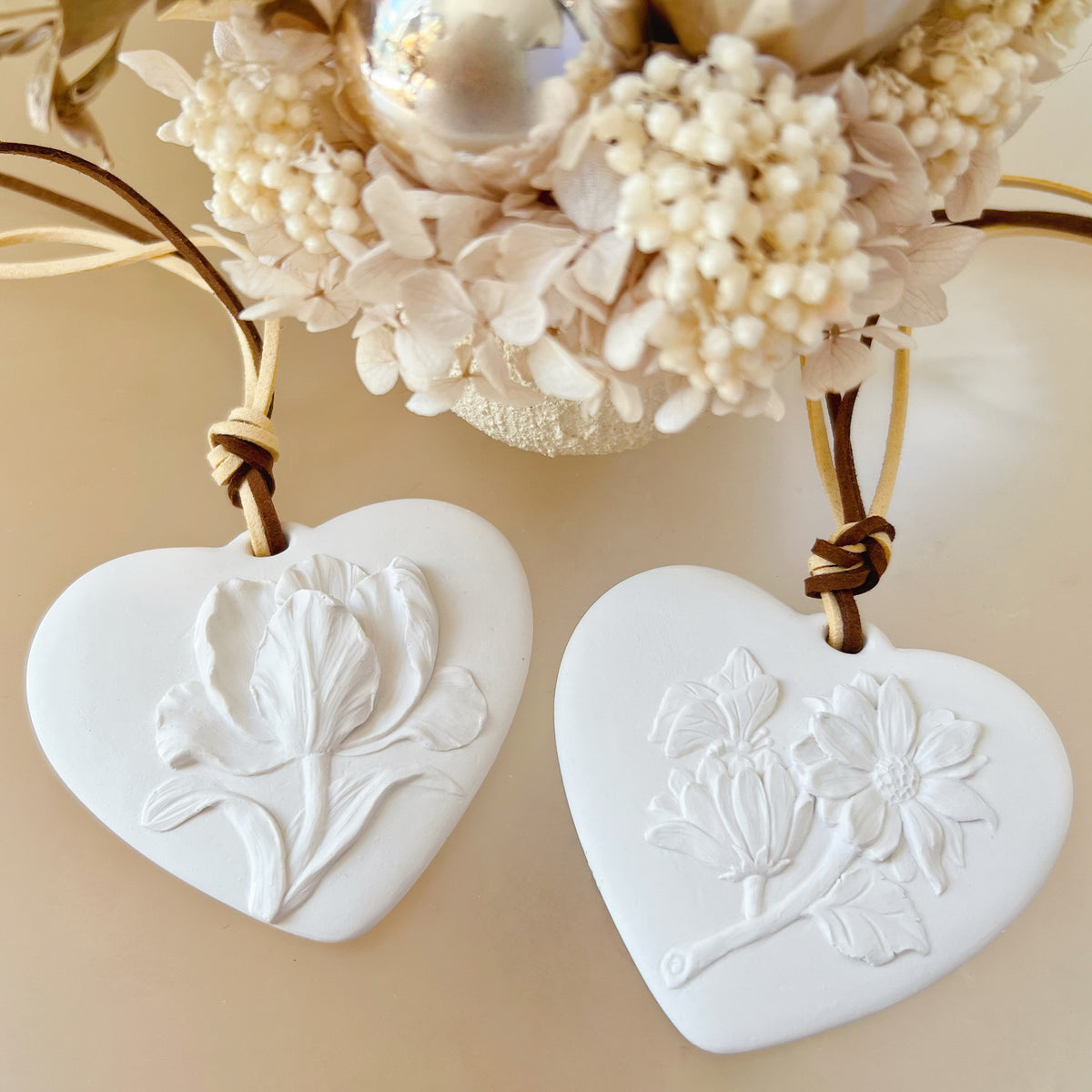 Flower Heart Air Freshener - Car Hanging Diffuser | LMJ Candles