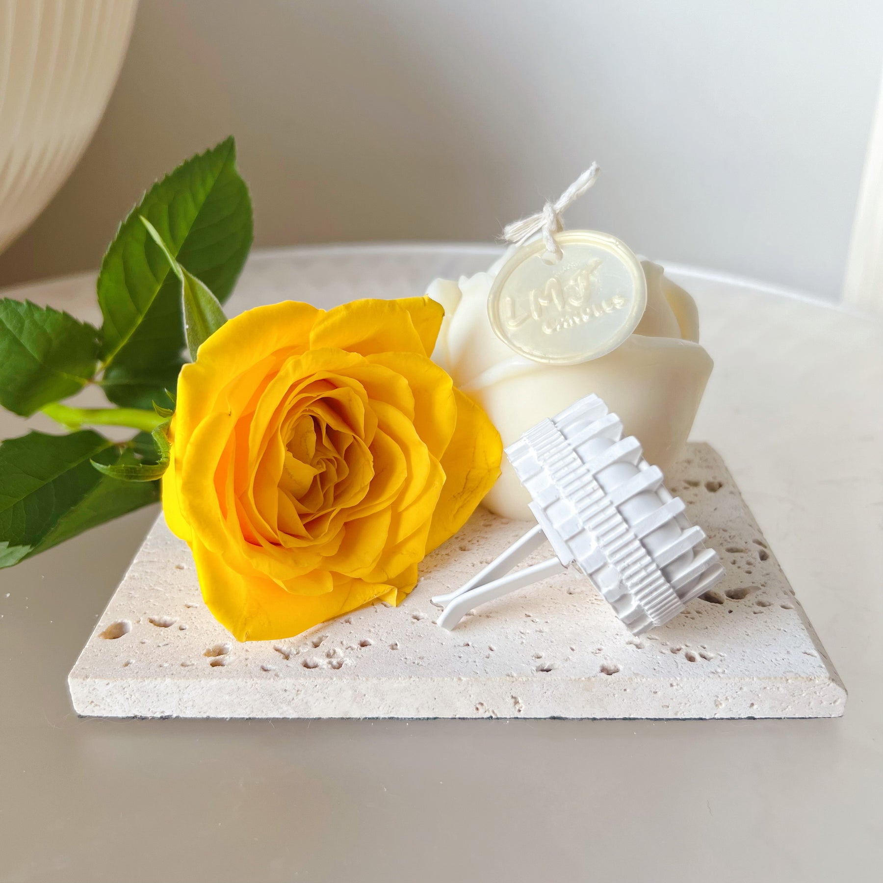Tyre Shaped Air Freshener - Car Vent Clip | LMJ Candles