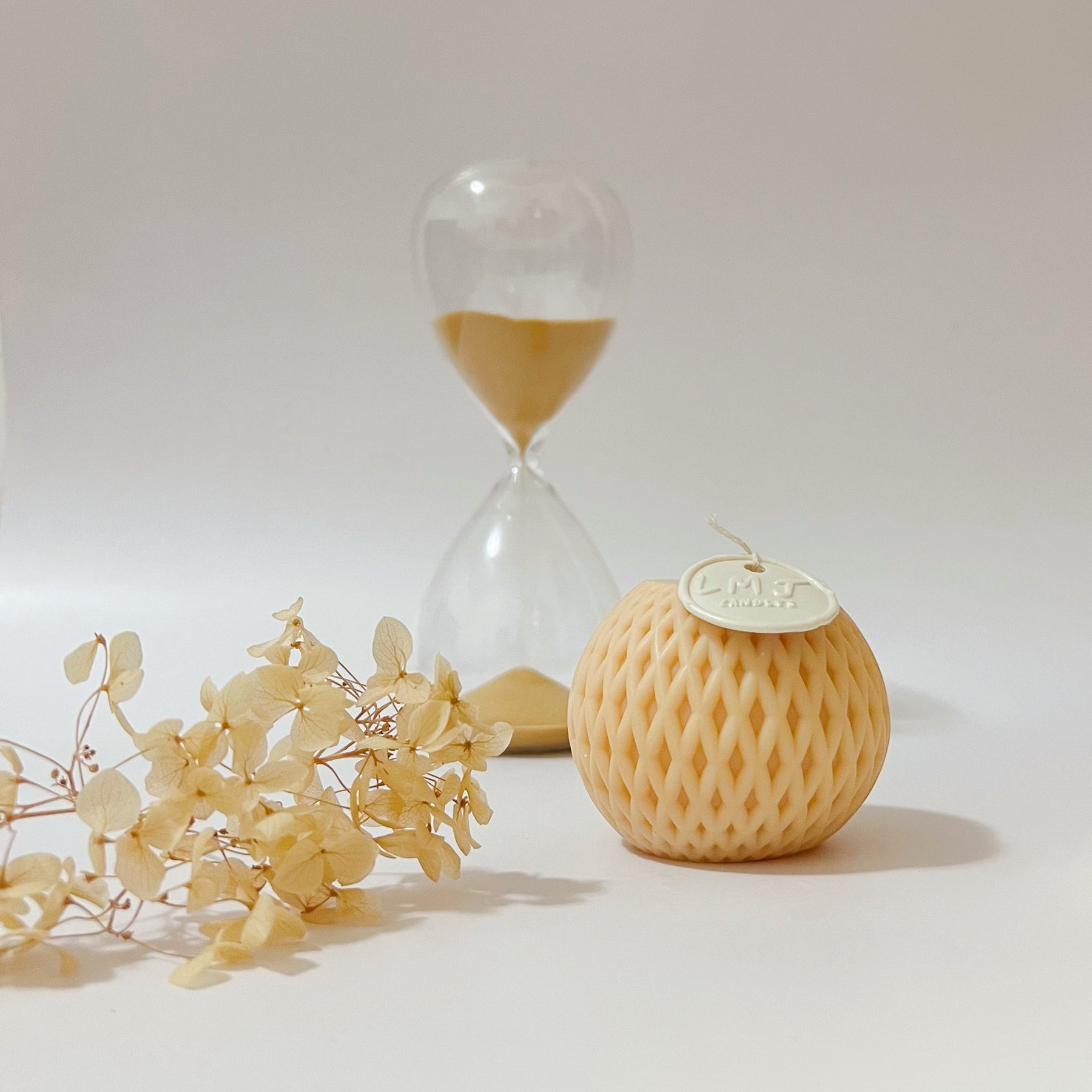 Grid Ball Scented Soy Candle - Handmade Gifts | LMJ Candles