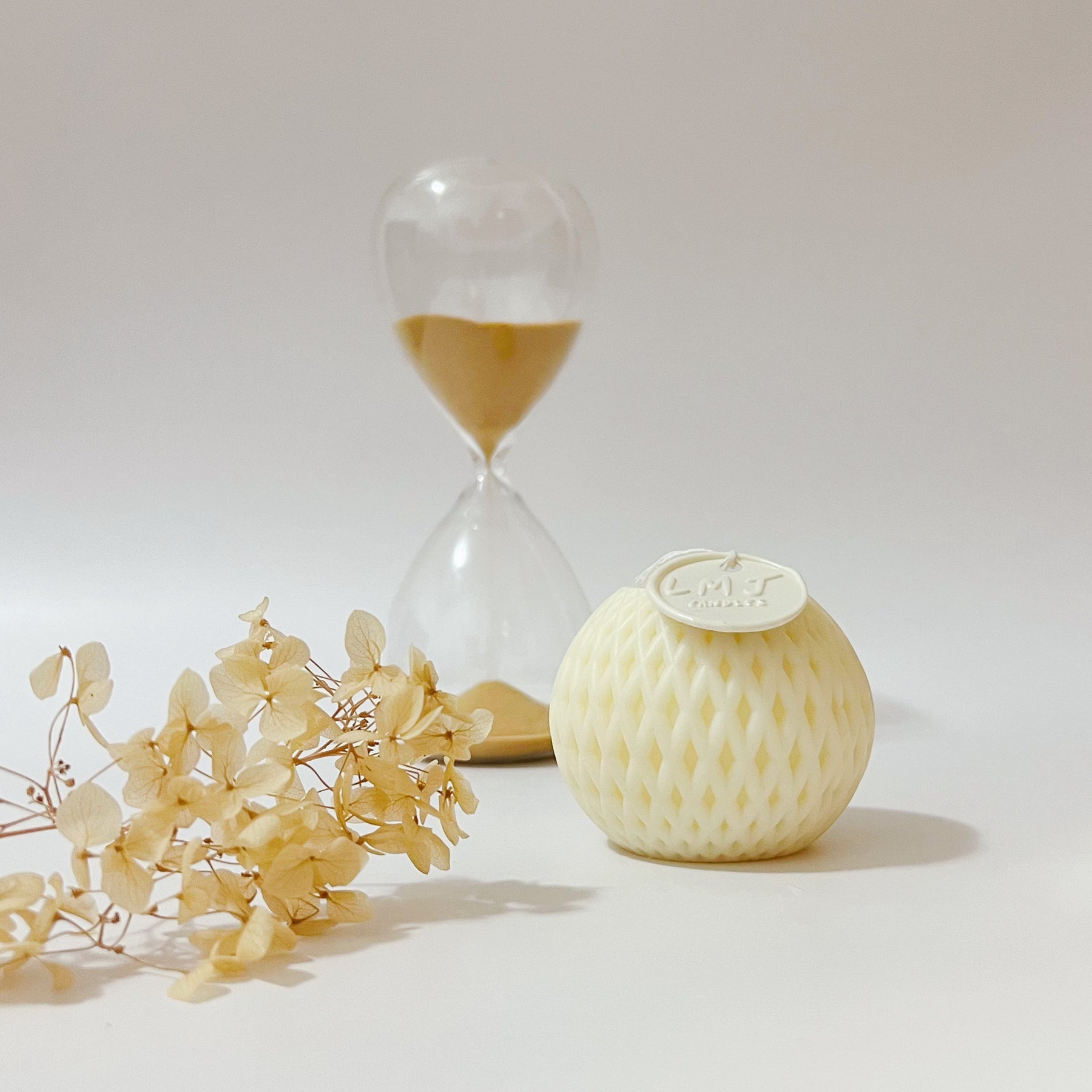 Grid Ball Scented Soy Candle - Handmade Gifts | LMJ Candles