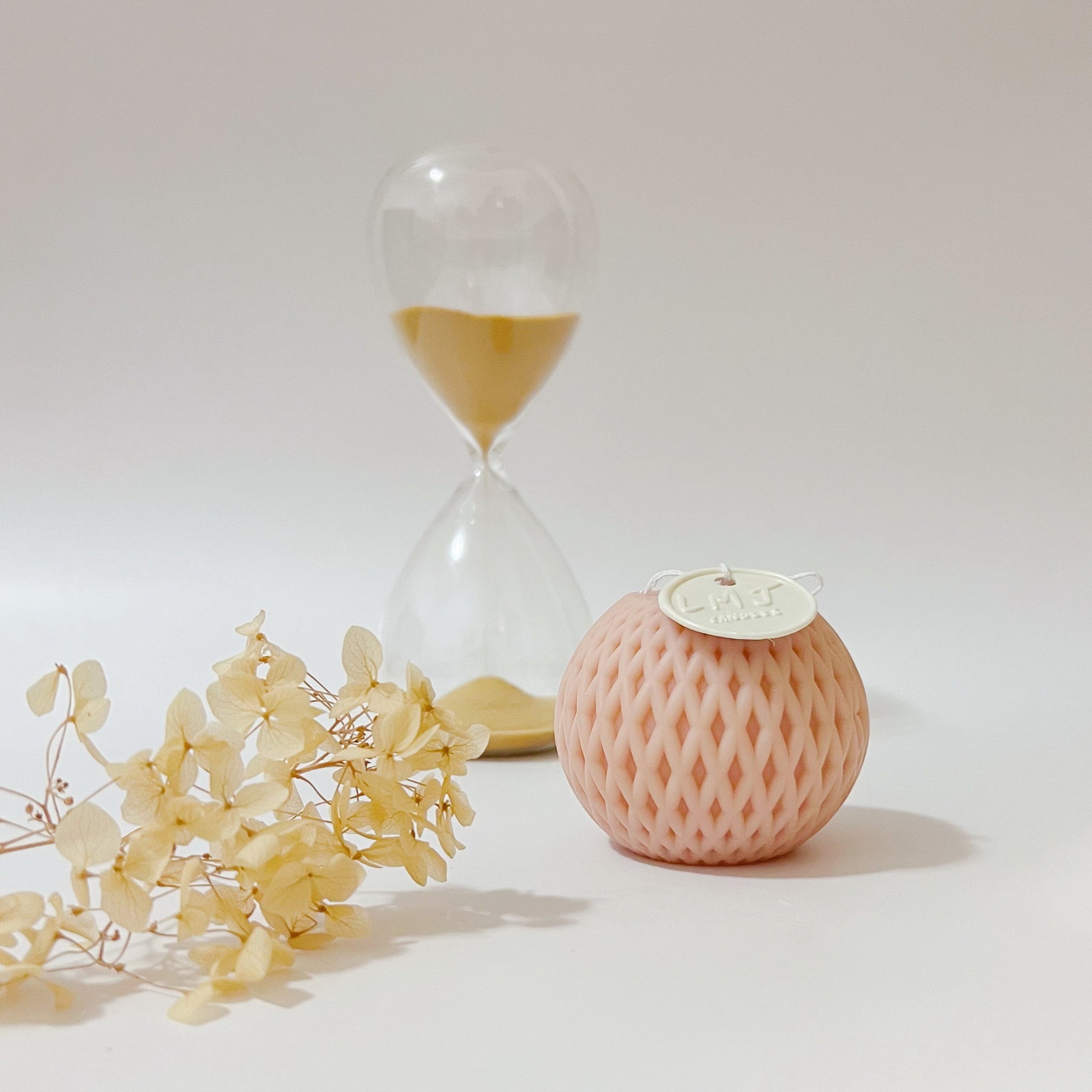 Grid Ball Scented Soy Candle - Handmade Gifts | LMJ Candles