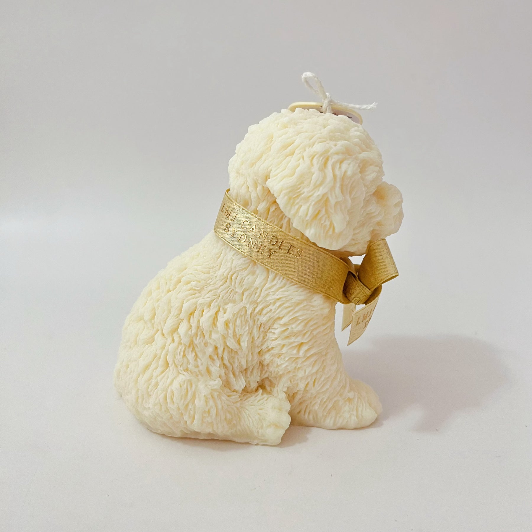 Gift for Dog Lover: Large Puppy Dog Scented Soy Candle | LMJ Candles