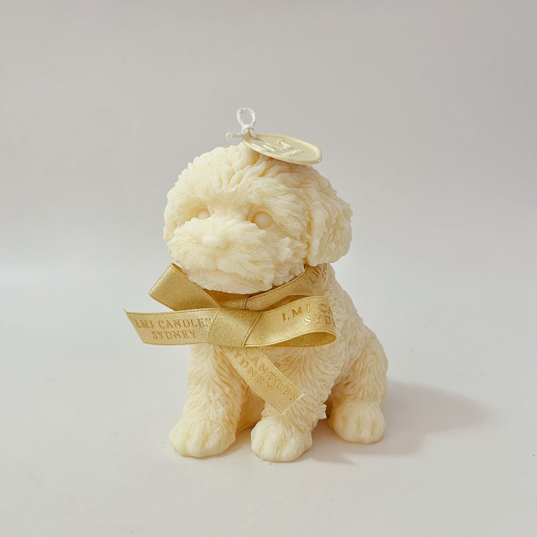 Gift for Dog Lover: Large Puppy Dog Scented Soy Candle | LMJ Candles