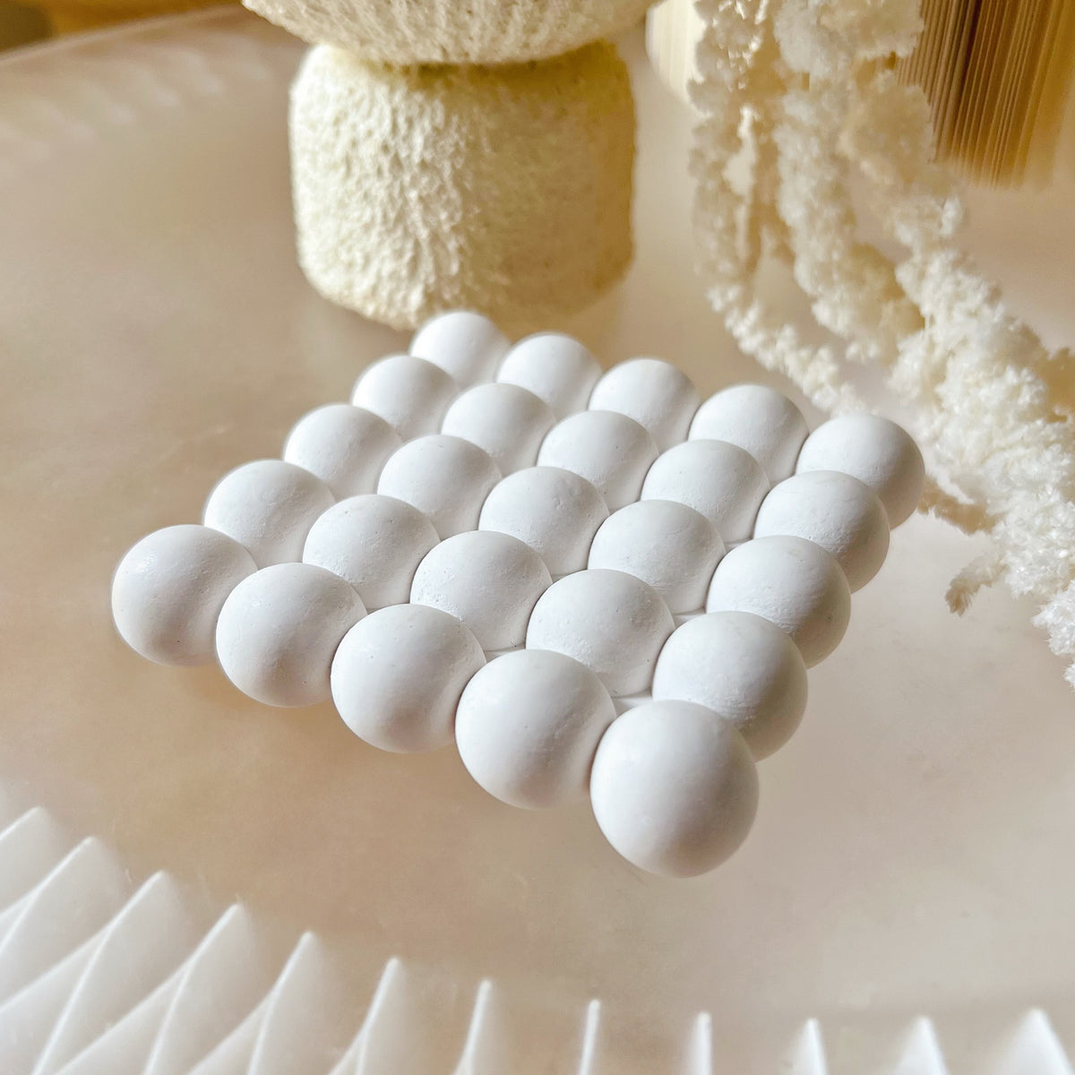 Handcrafted Trinket Dish - Bubble Shaped Coaster | LMJ Candles