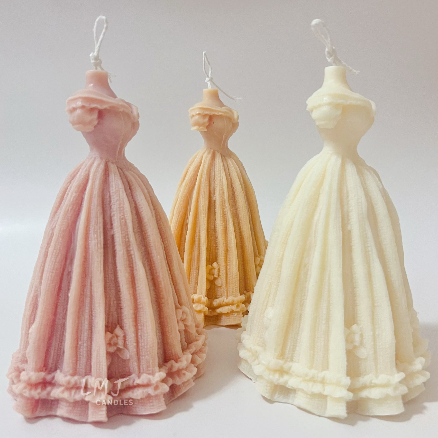 Vintage Wedding Dress Candle - Best Wedding Gift | LMJ Candles