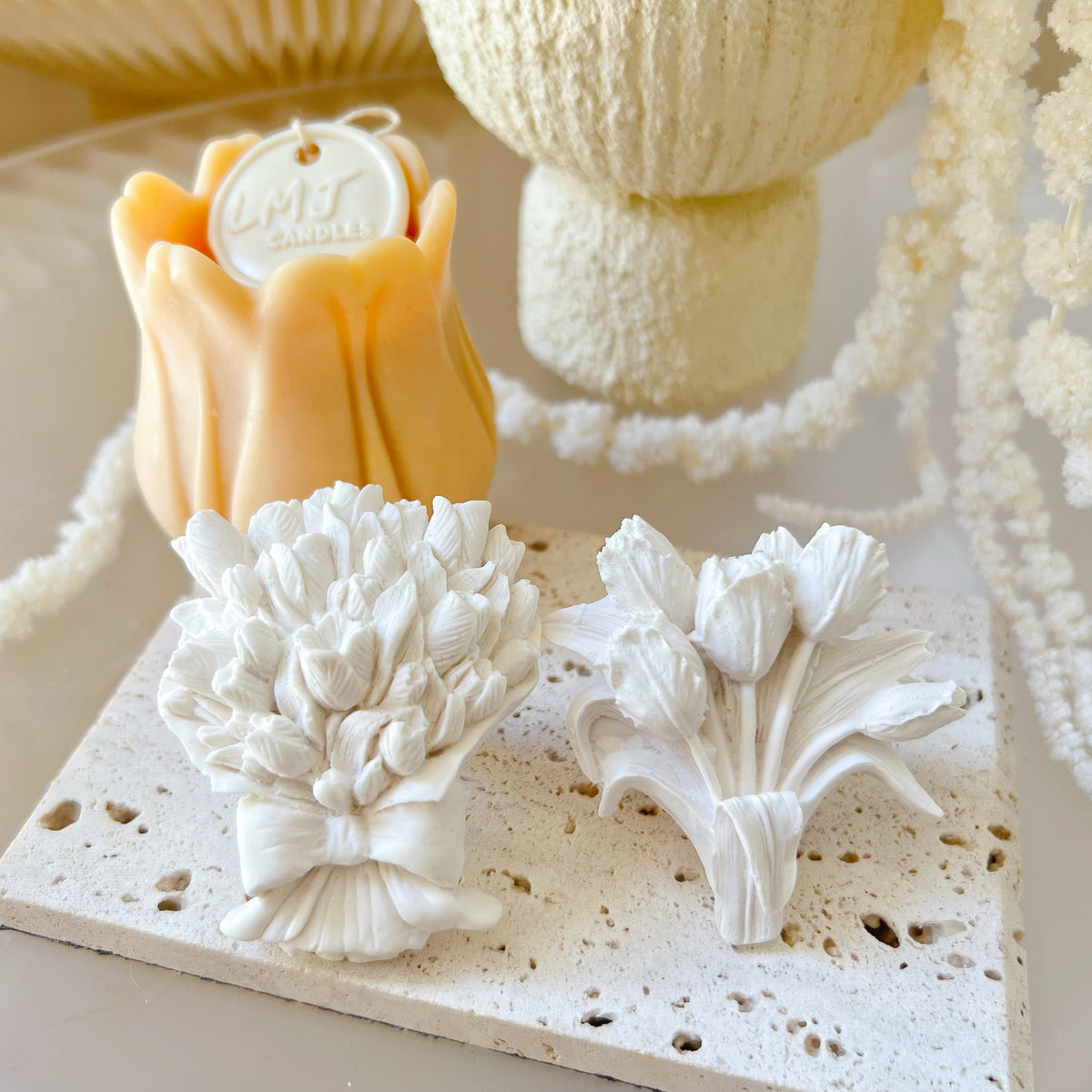 Tulip Bunch Air Freshener - Car Vent Clip | LMJ Candles