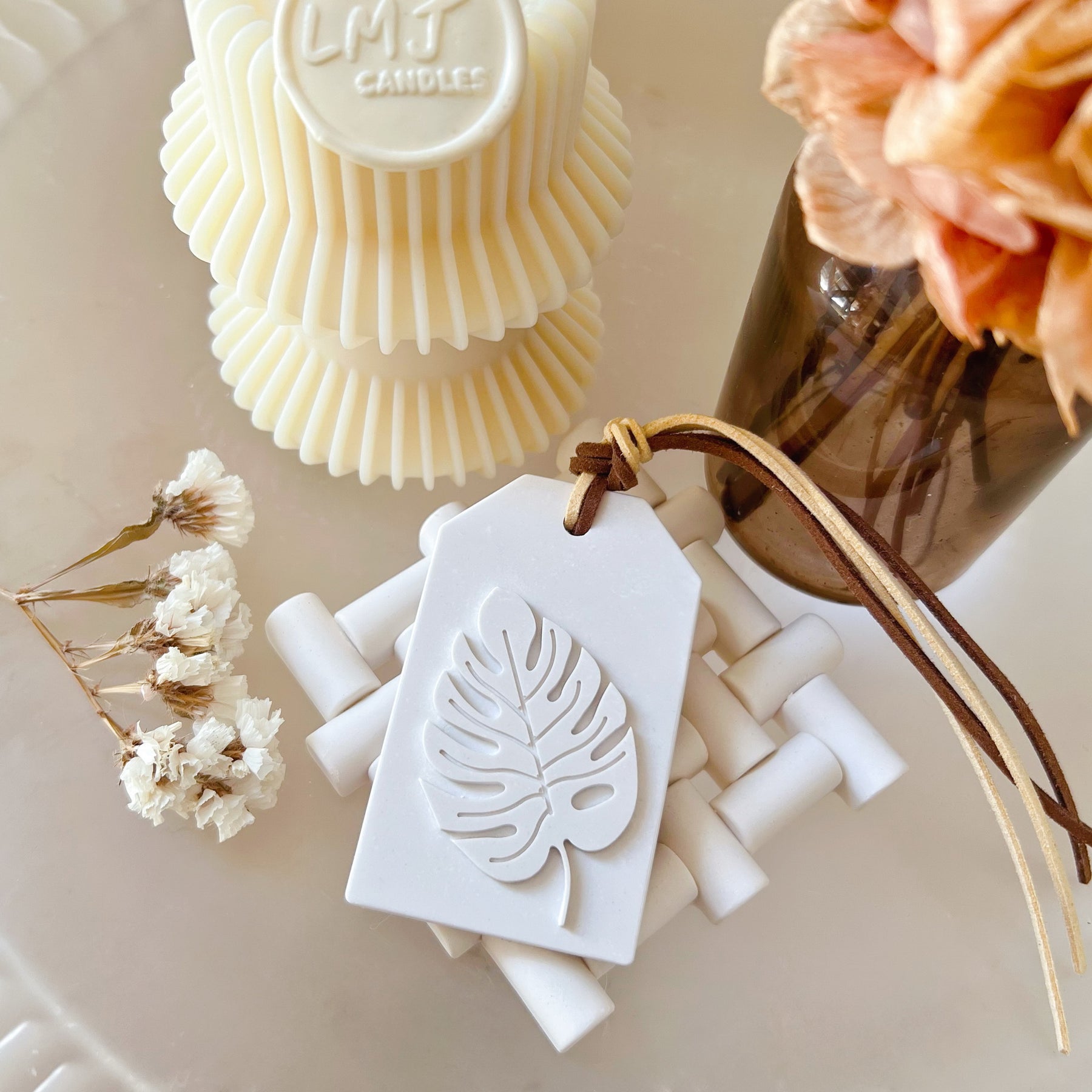 Leaf Air Freshener - Car Hanging Diffuser | LMJ Candles