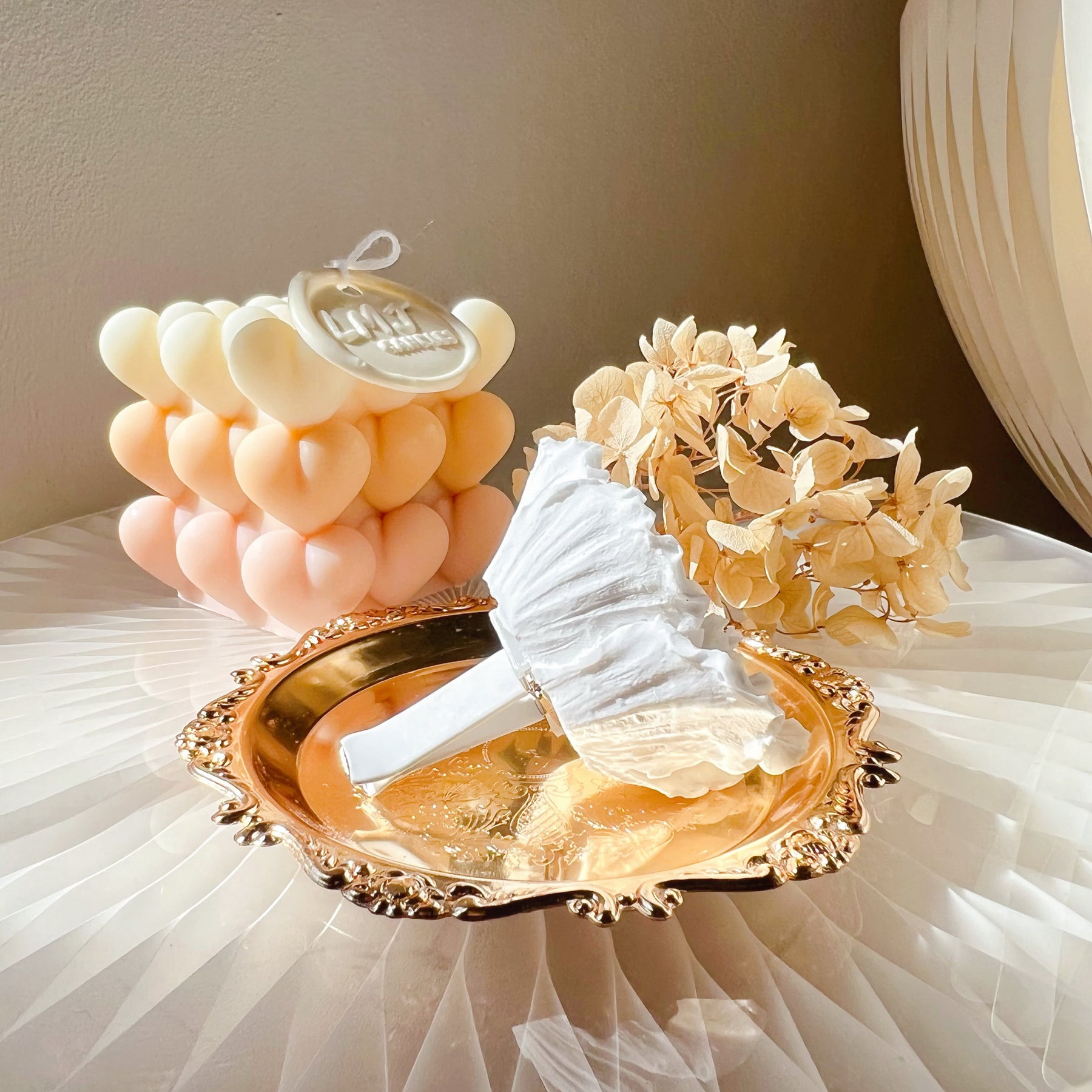 Peony Flower Air Freshener - Car Vent Clip | LMJ Candles