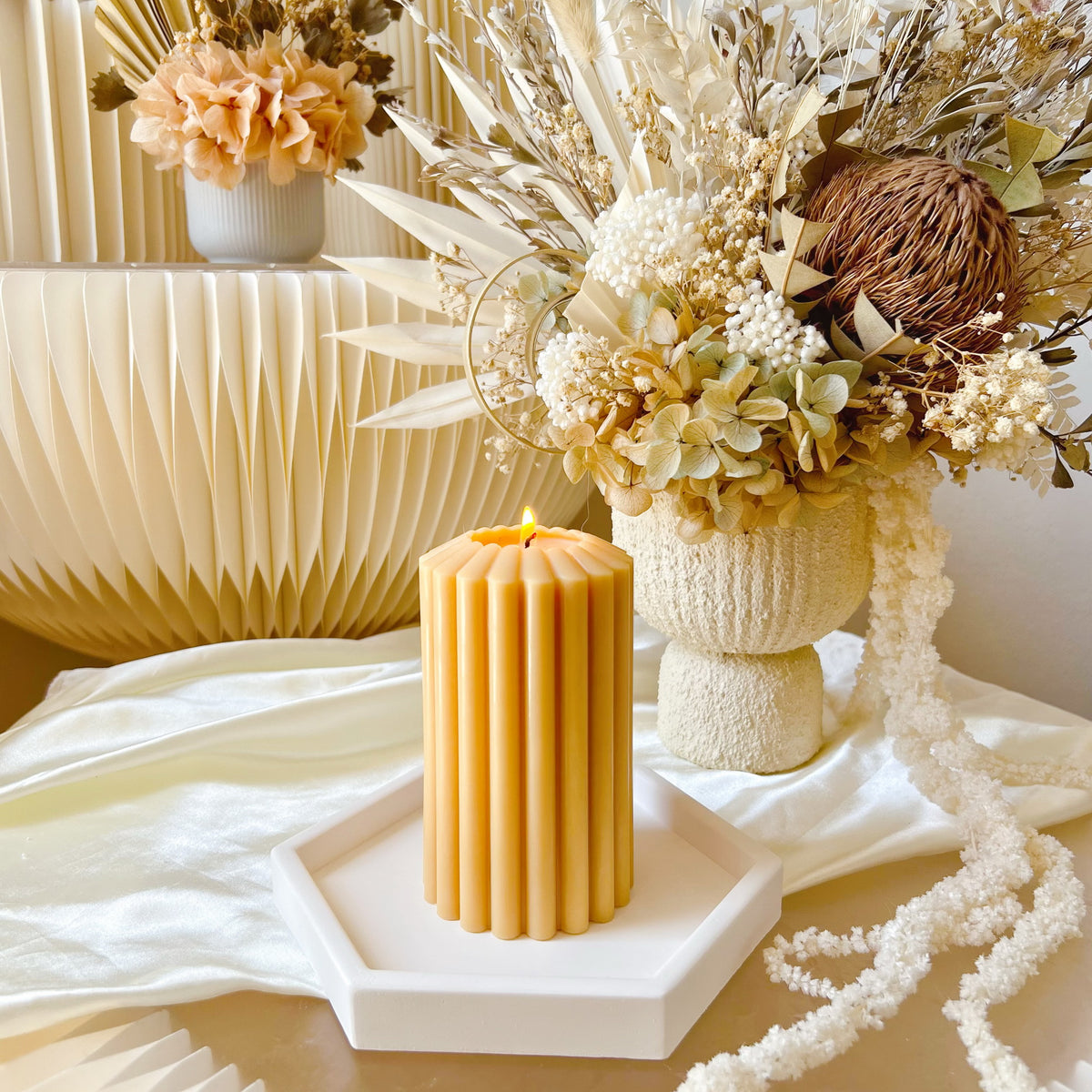 Handcrafted Minimalistic Candle Tray | LMJ Candles