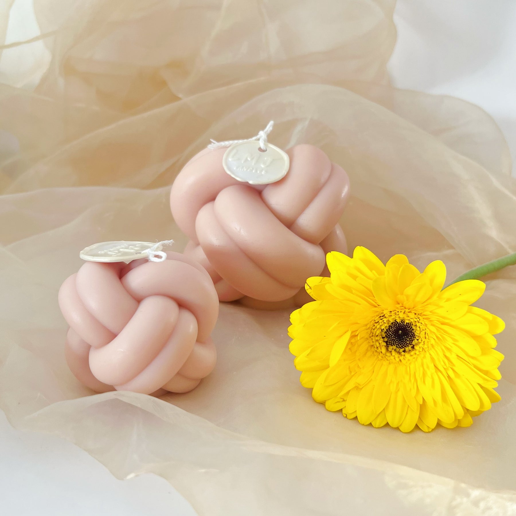 Knot Ball Scented Candle - Centerpiece Sculptural Candle | LMJ Candles