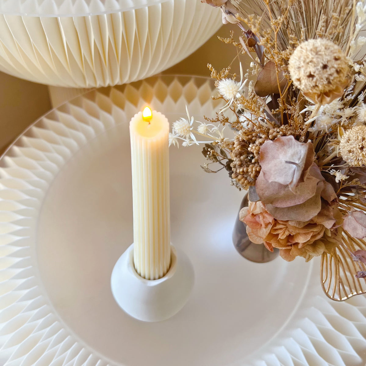 Handcrafted Cylinder Candle Holder | LMJ Candles