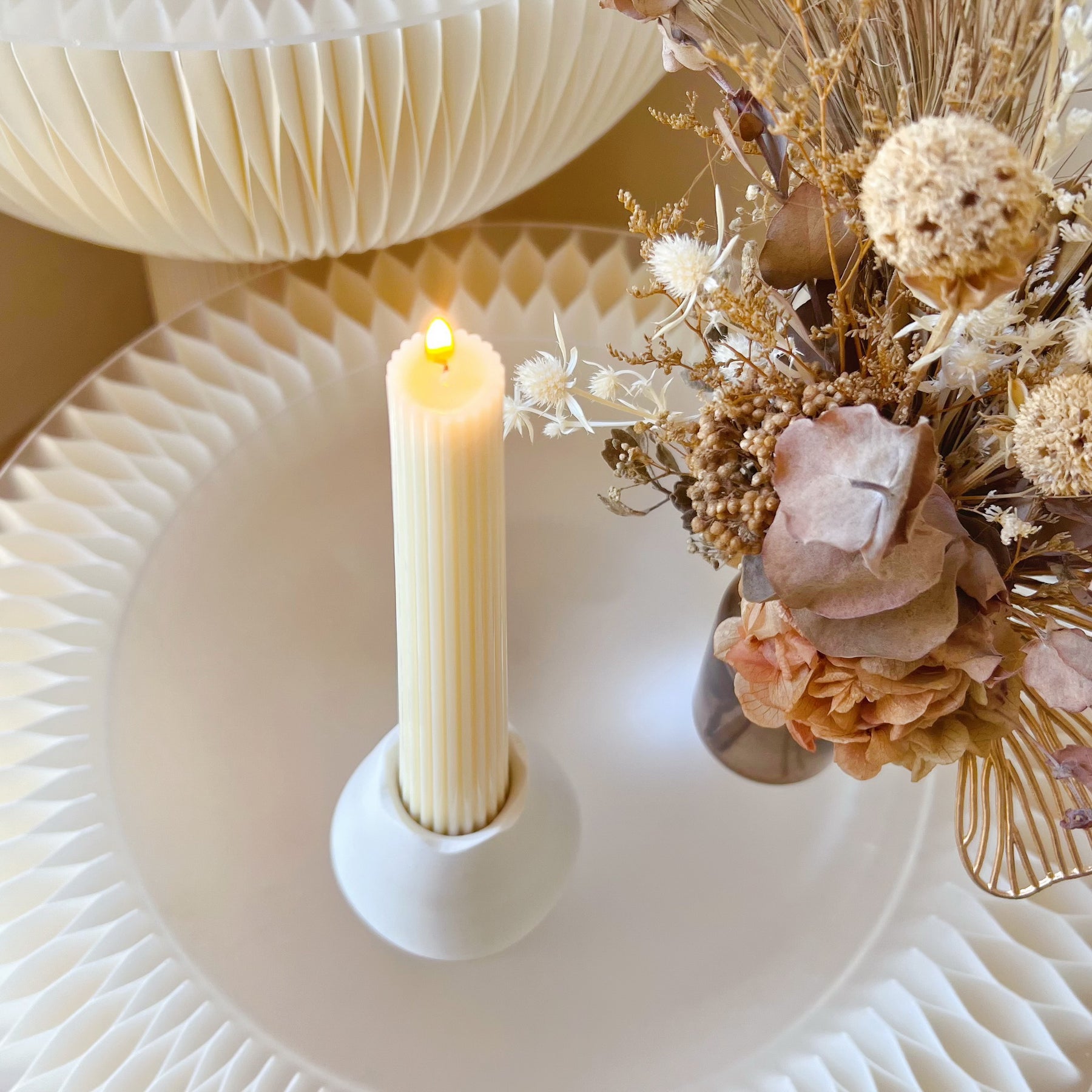 Handcrafted Cylinder Candle Holder | LMJ Candles