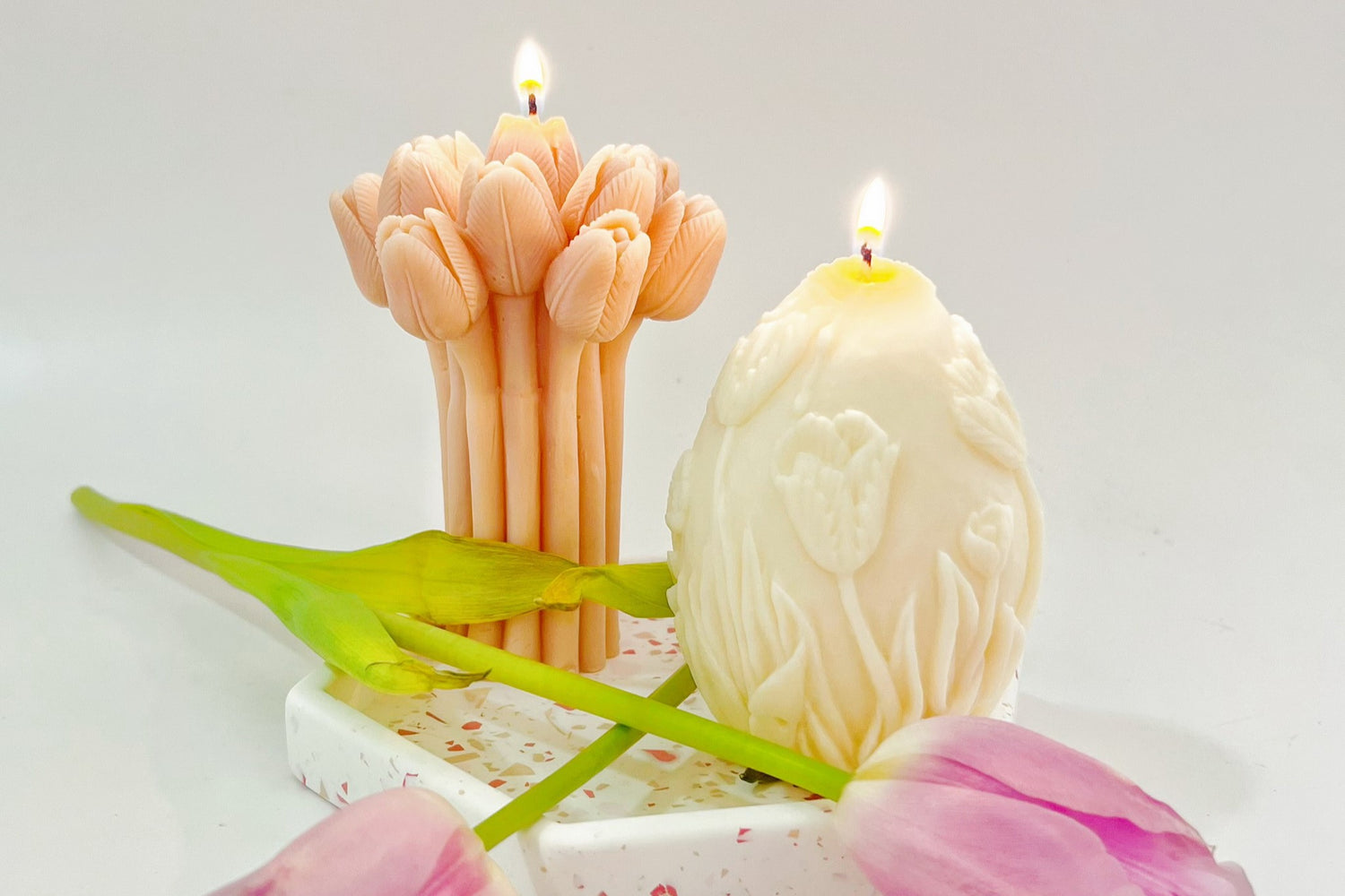 Guide to Lighting a Flower Candle - LMJ Candles