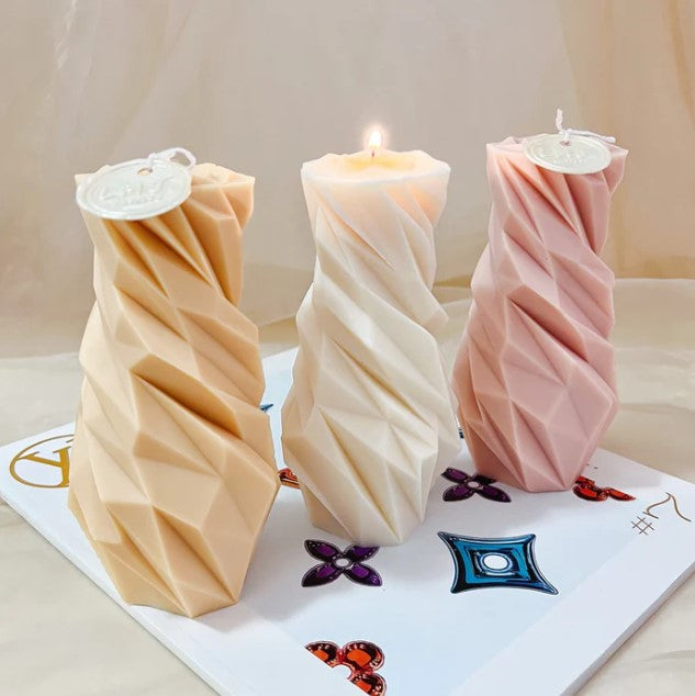 Unscented Rustic Pillar Candles: Timeless Charm for Any Space