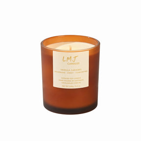 Vanilla Caramel Candle, Natural Soy Wax Candle, LMJ Candles