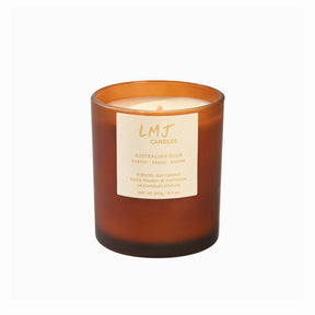 Australian Bush Soy Candle, Eucalyptus & Sandalwood Candle Australia, LMJ Candles