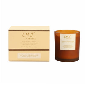 Japanese Honeysuckle Candle, Natural Soy Candle, LMJ Candles