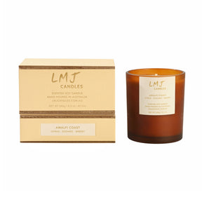 Amalfi Coast Soy Candle, Citrus Floral Signature Candle Australia, LMJ Candles
