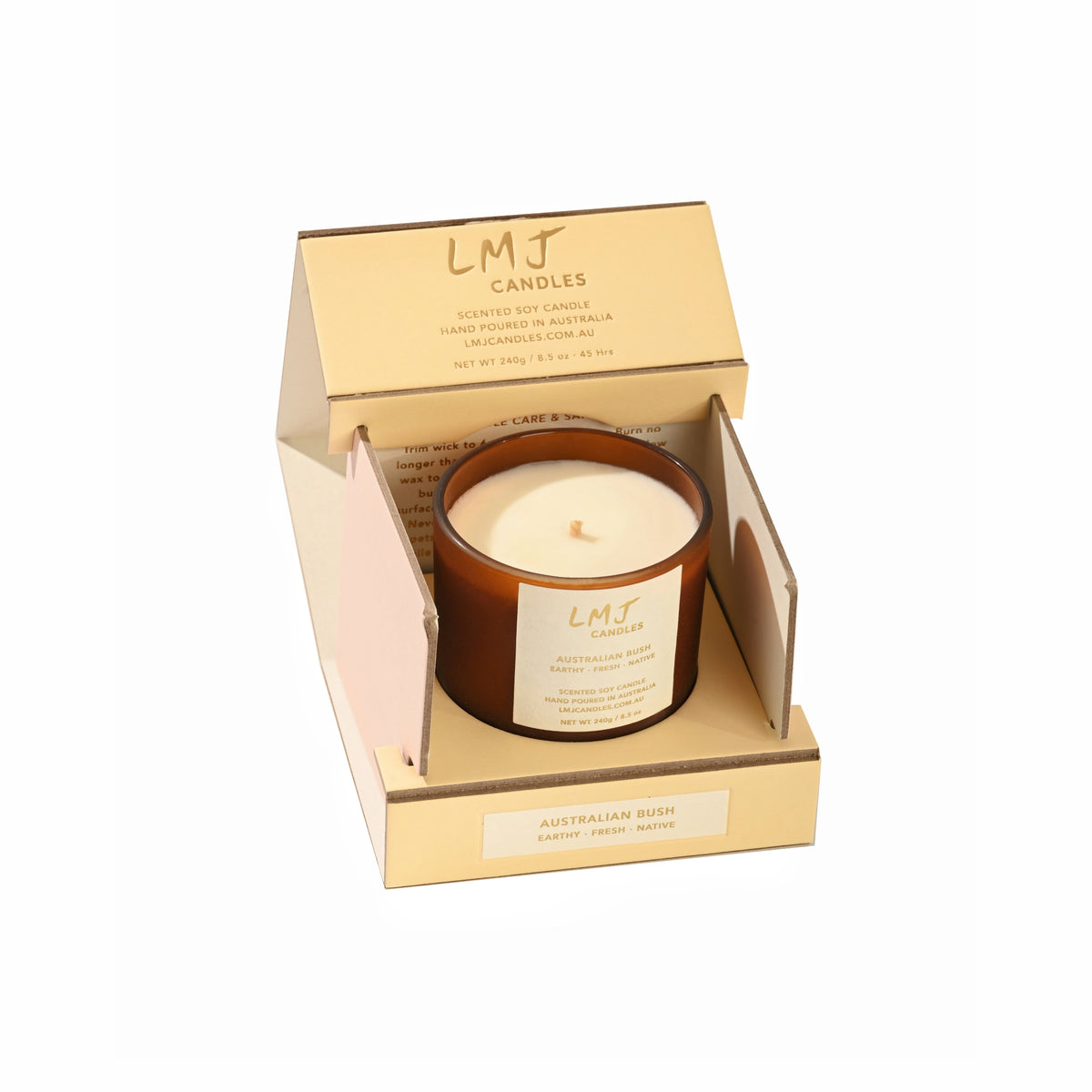 Australian Bush Natural Soy Wax Candle, LMJ Candles