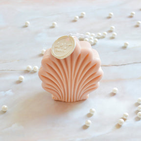 Seashell Shaped Scented Soy Candle - Clam Shell Candle | LMJ Candles
