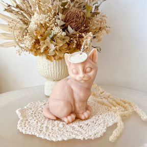 Handmade Scented Large Shorthair Cat Candle - LMJ Candles