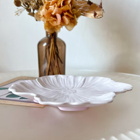 Handcrafted Hibiscus Flower Candle Tray - LMJ Candles