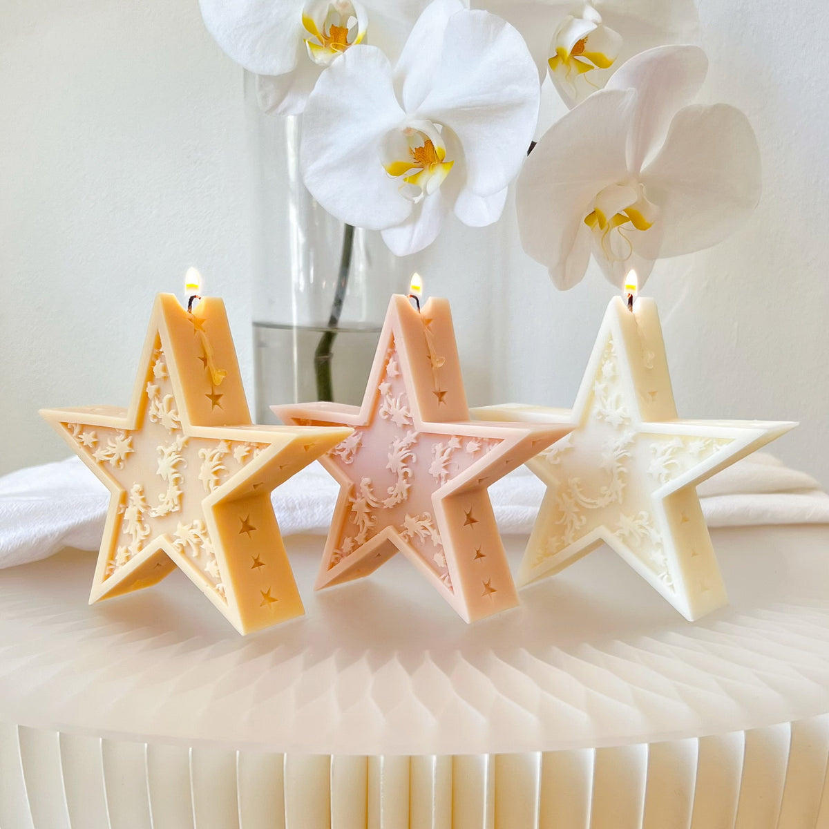 Star Shaped Ramadan Candle - Eid Décor & Gifts | LMJ Candles