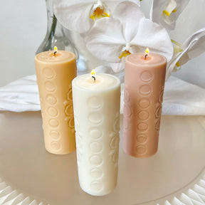 Eid & Ramadan Moon Candle, Handmade Pillar Candle | LMJ Candles