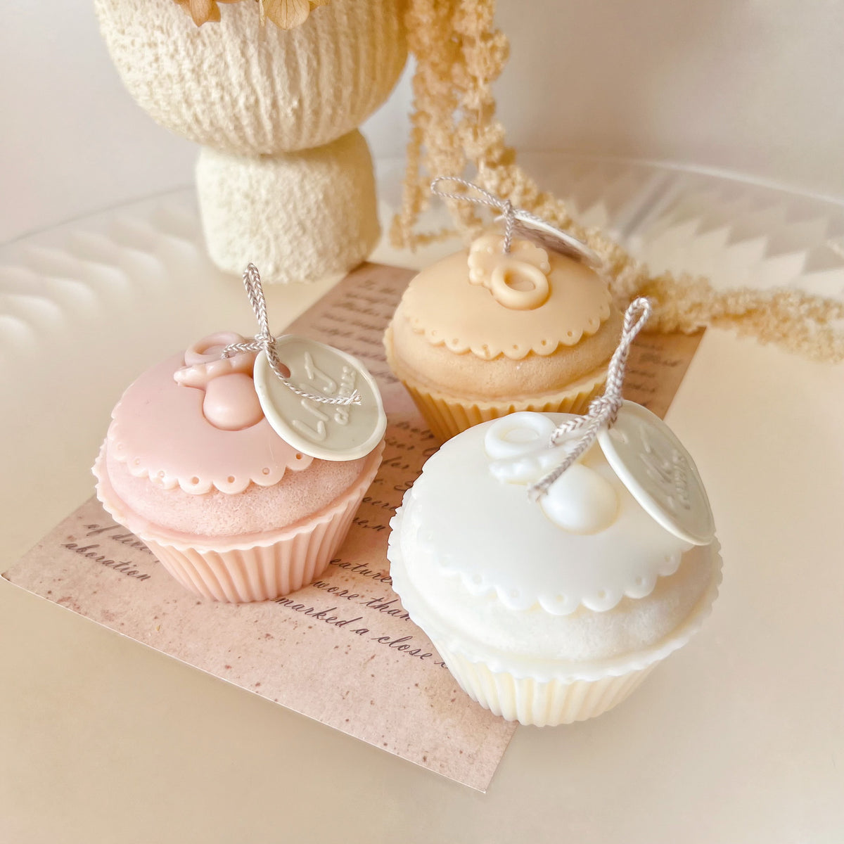 Baby Soother Cupcake Scented Soy Candle - LMJ Candles