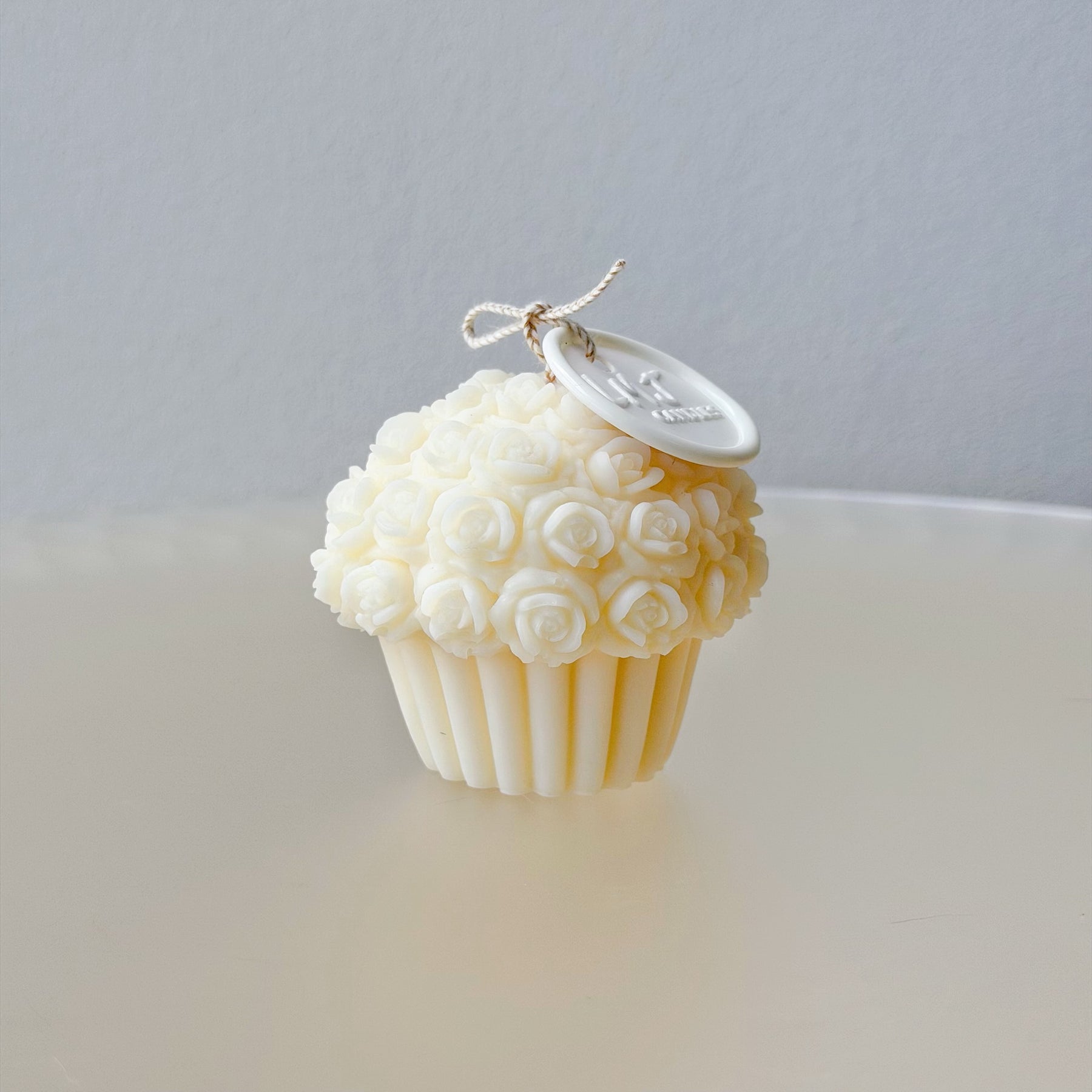 Flower Cupcake Soy Candle, Handmade Dessert Candle, LMJ Candles