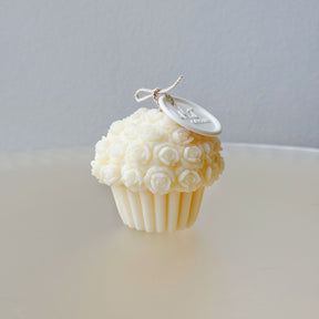 Flower Cupcake Soy Candle, Handmade Dessert Candle, LMJ Candles