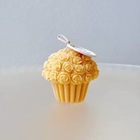 Flower Cupcake Soy Candle, Handmade Dessert Candle, LMJ Candles