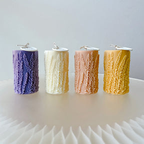 Lavender Scented Soy Pillar Candle, Flower Lover's Gift, LMJ Candles