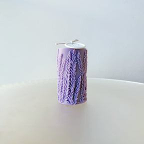 Lavender Scented Soy Pillar Candle, Flower Lover's Gift, LMJ Candles
