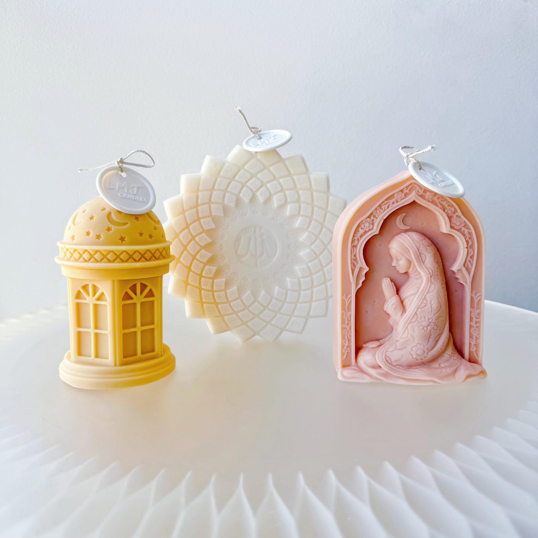 Noor Lantern Soy Candle, Ramadan Lantern Décor, LMJ Candles