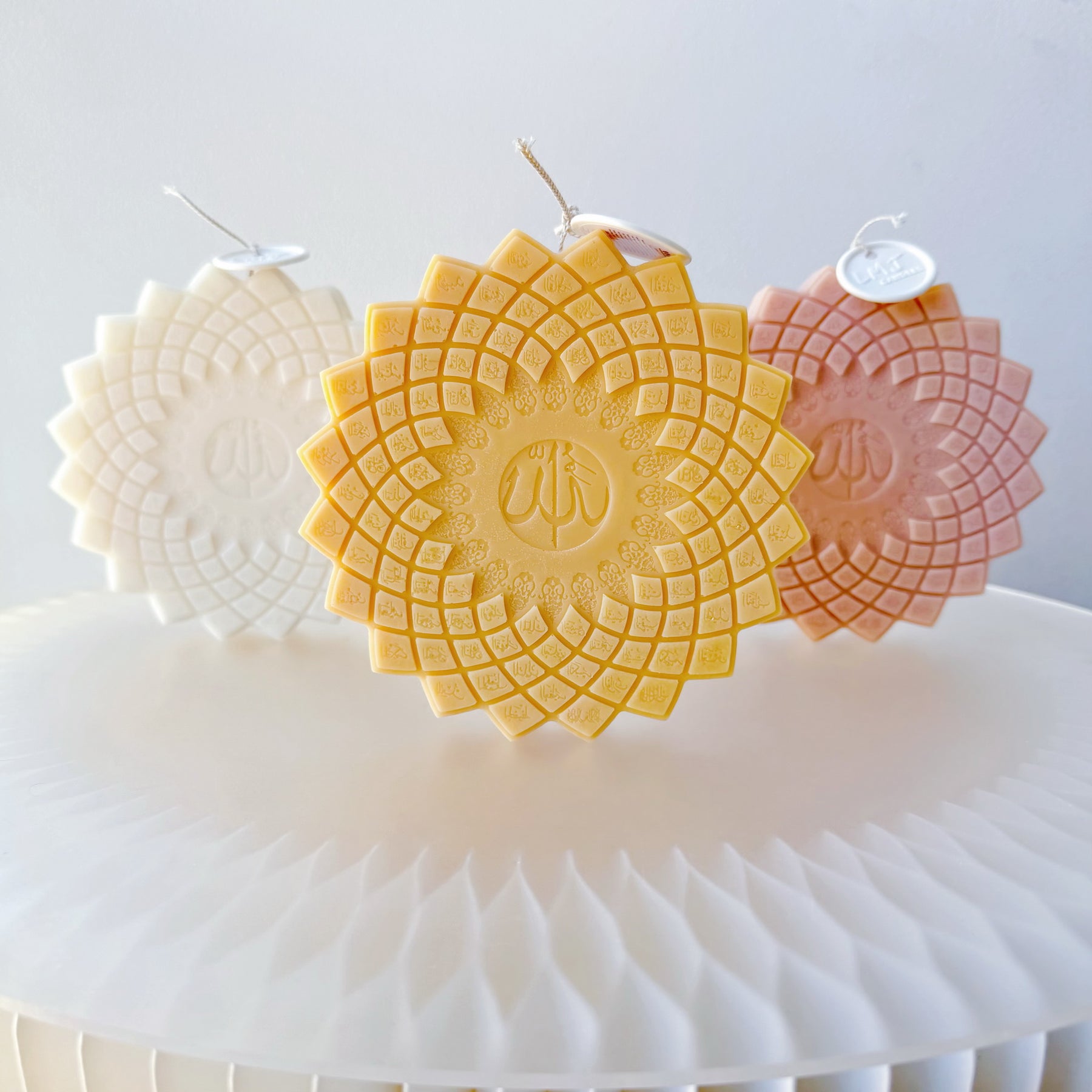 Allah Geometry Soy Candle, Eid Décor & Gift, LMJ Candles
