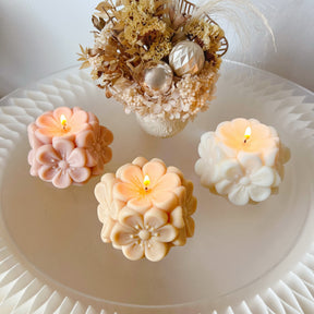 Cherry Blossom Scented Soy Candle, Handmade Floral Candle, LMJ Candles