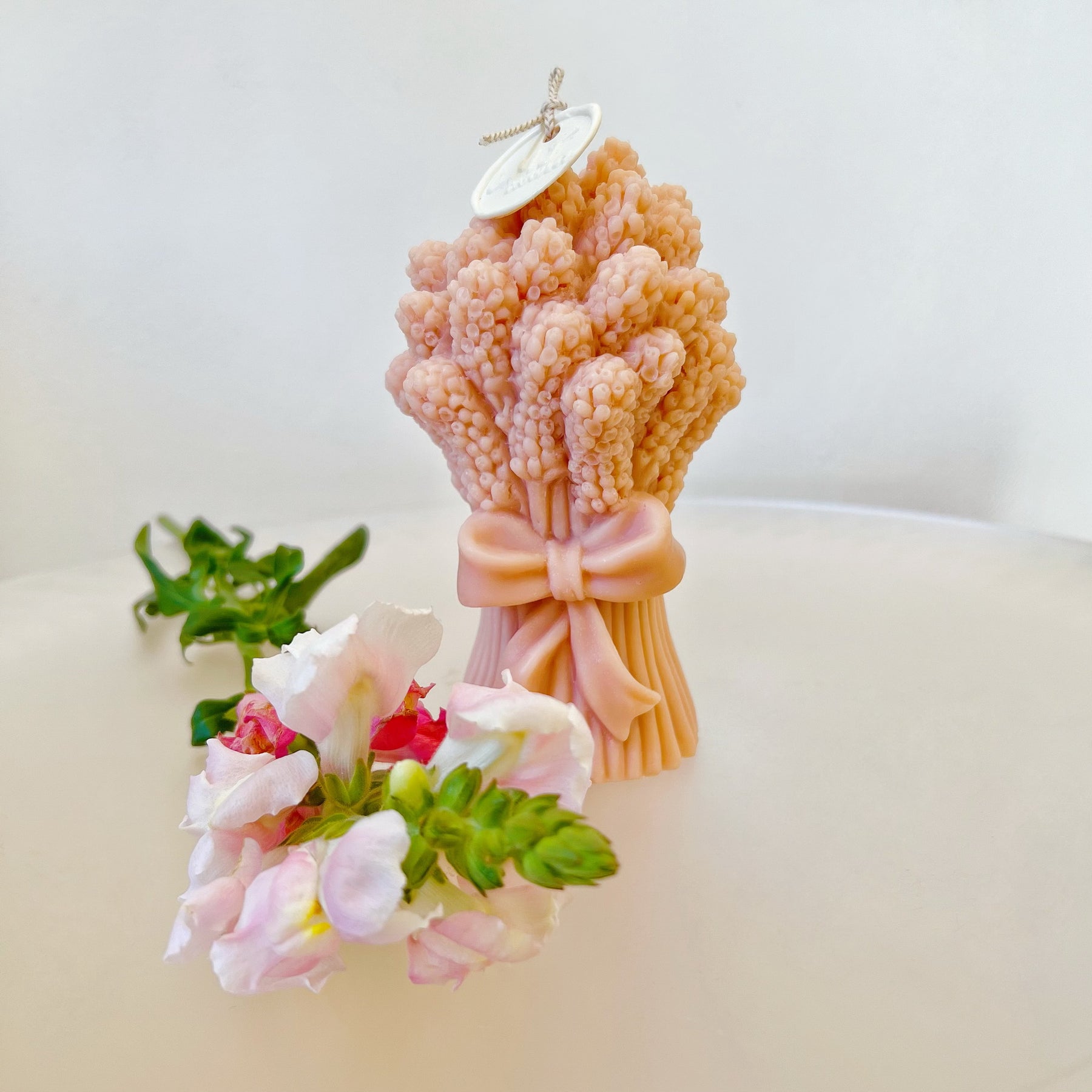 Lavender Bouquet Soy Candle, Floral Home Décor, LMJ Candles