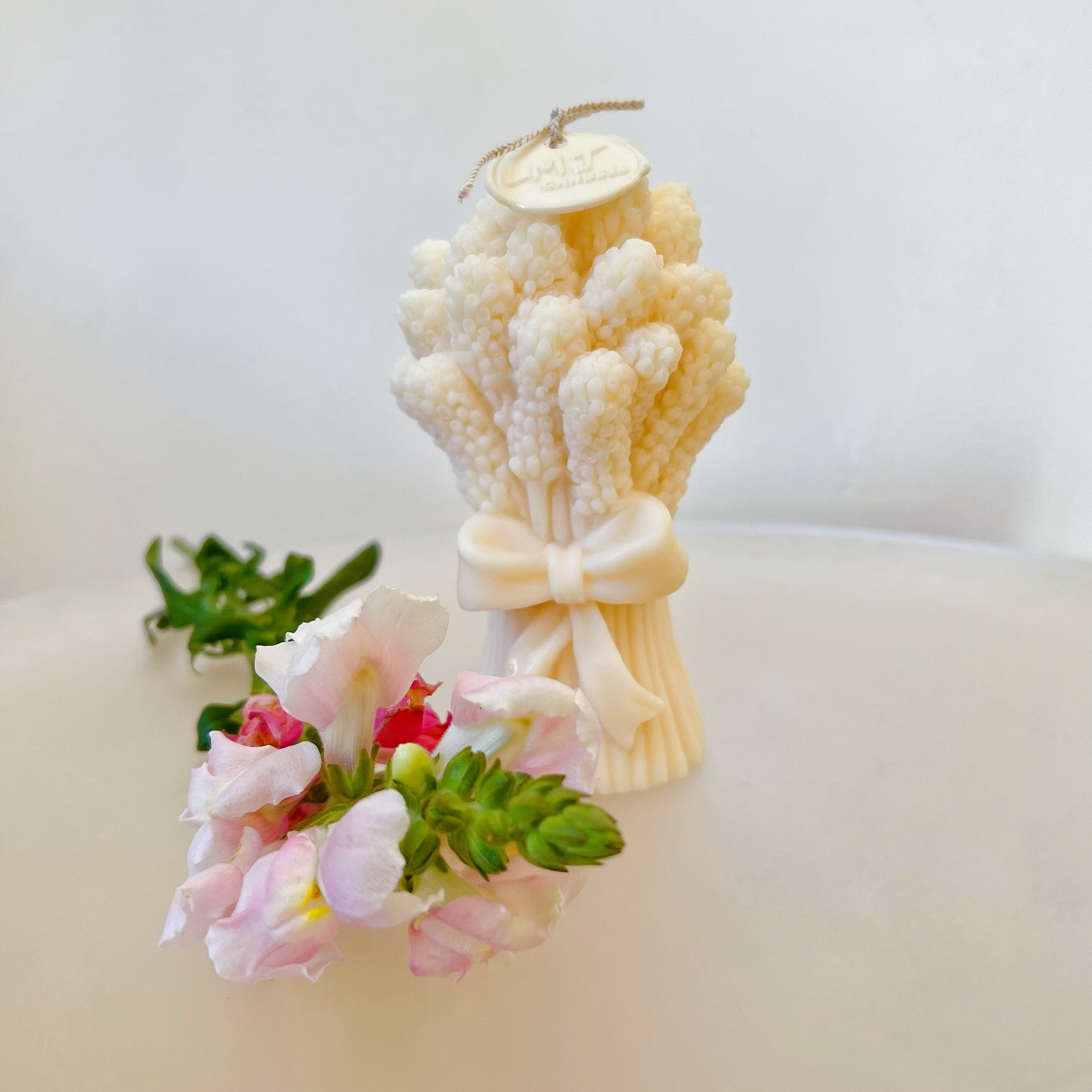 Lavender Bouquet Soy Candle, Floral Home Décor, LMJ Candles