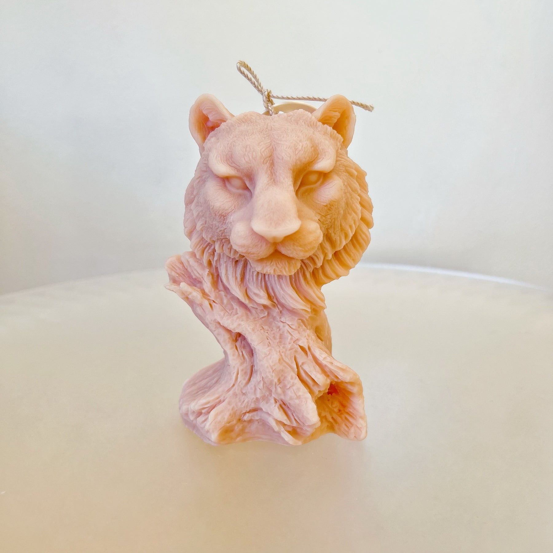 Lion Head Scented Soy Candle, Handmade Animal Candle, LMJ Candles