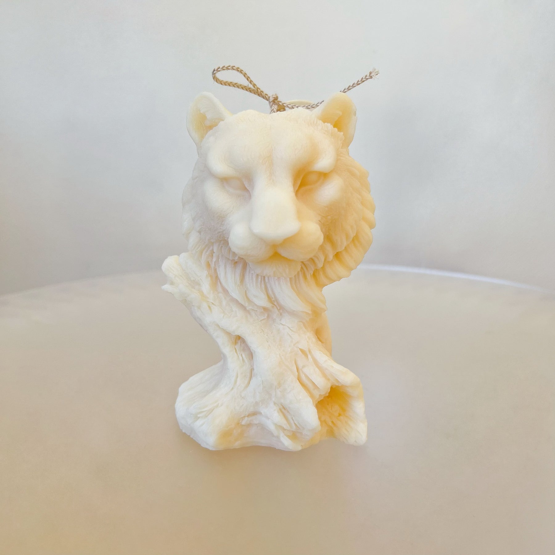 Lion Head Scented Soy Candle, Handmade Animal Candle, LMJ Candles