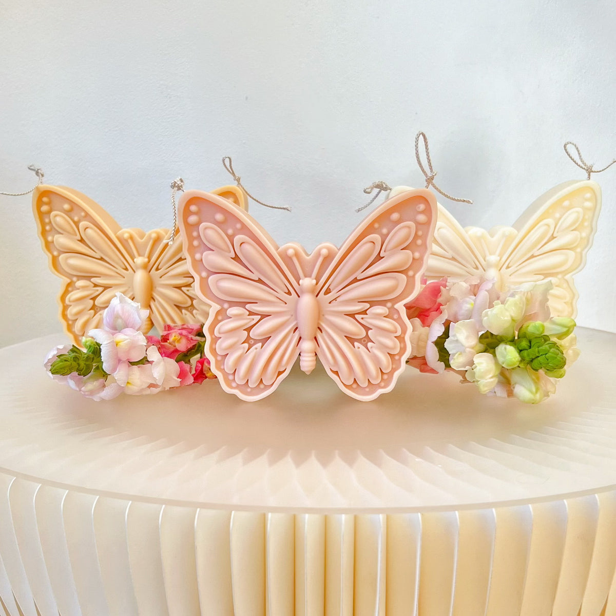 Large Butterfly Scented Soy Candle, Handmade Candle, LMJ Candles