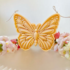 Large Butterfly Scented Soy Candle, Handmade Candle, LMJ Candles