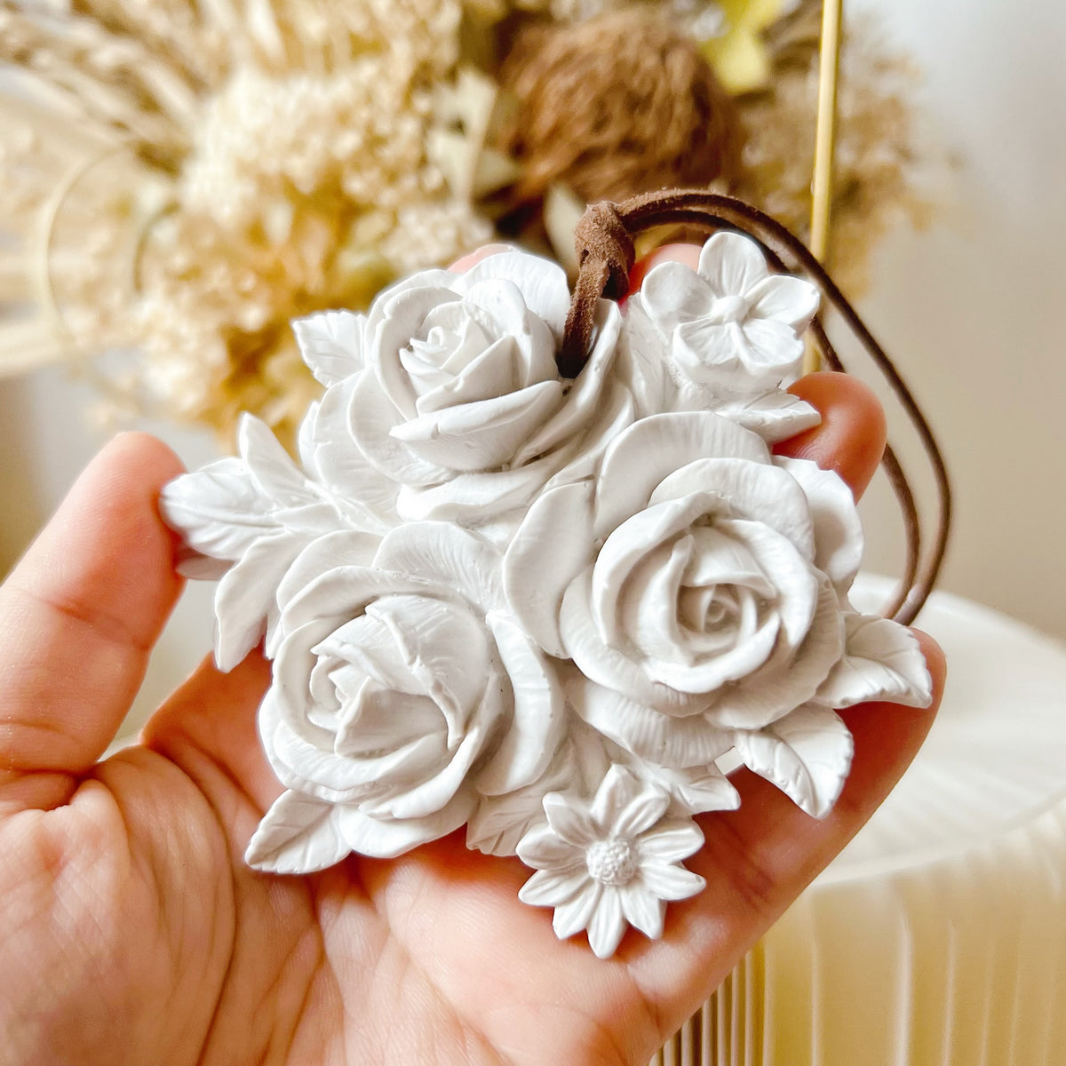 Handmade Rose Flower Home Hanging Diffuser | LMJ Candles