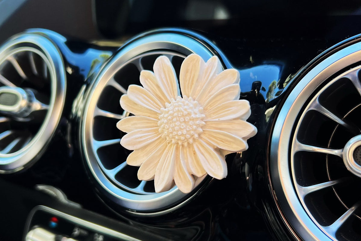 Handmade Daisy Blossom Car Vent Air Freshener - LMJ Candles